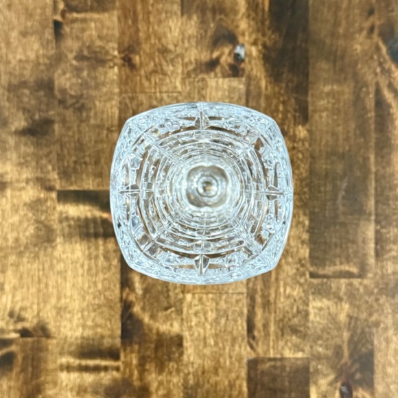 Cristal d'Arques 24% Lead Crystal Vase, Square Cut, France - Picture 3 of 6